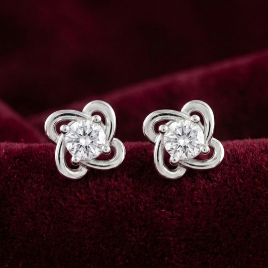 Eternal Swirl 925 Silver Stud