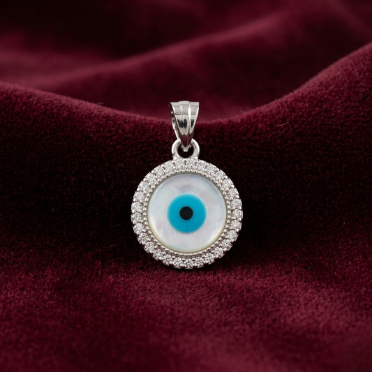 Halo Evil Eye 925 Silver Pendant