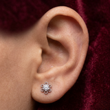 Floral Bloom 925 Sterling Silver Studs