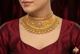 Signature Antique Gold-Plated 925 Silver Bridal Choker
