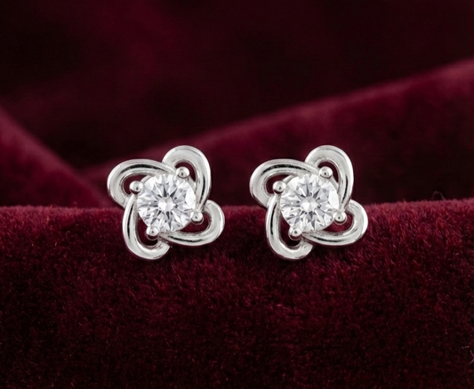 Eternal Swirl 925 Silver Stud