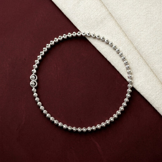 Shimmering Sphere 925 Silver Bracelet