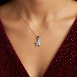 Starflower Bliss 925 Sterling Silver Pendant