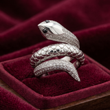 Viper Coiled Statement Ring – Premium 925 Silver