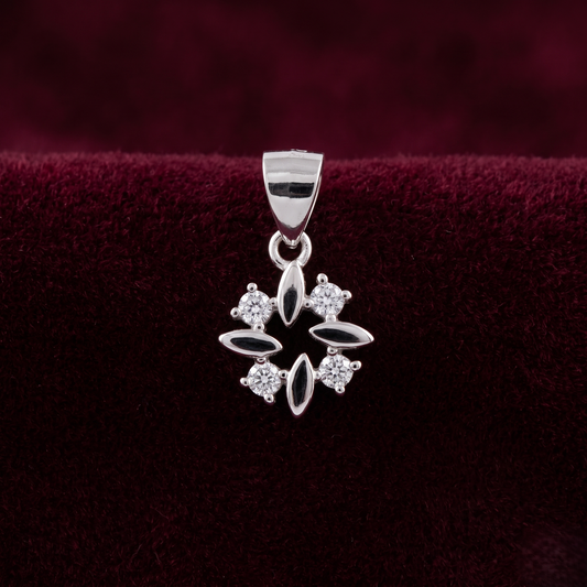 Celestial Bloom Marquise 925 Silver Pendant
