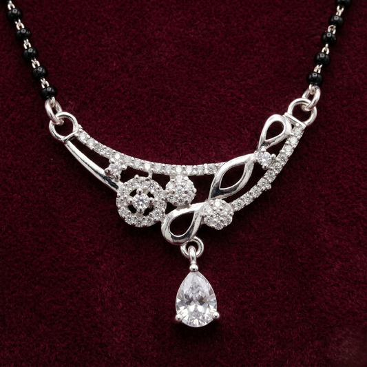 Infinity Grace 925 Silver Mangalsutra Set