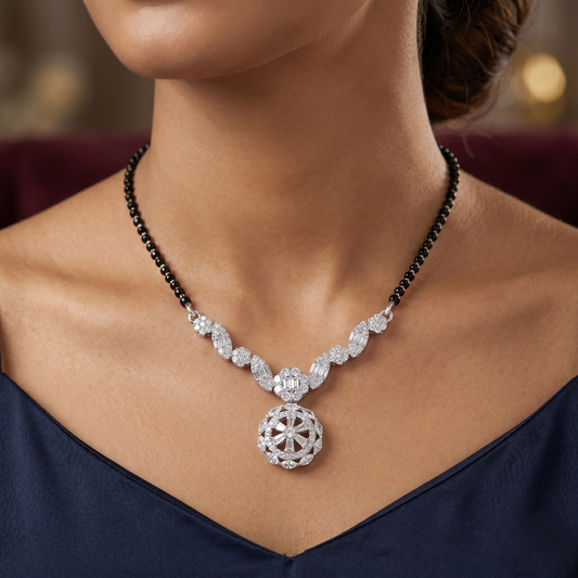 Celestia Royale 925 Silver Mangalsutra
