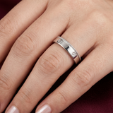 Heritage Milgrain Accent Band – Premium 925 Silver