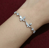 Enchanted Butterfly Bracelet in 925 Silver