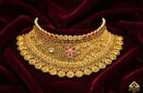 Signature Antique Gold-Plated 925 Silver Bridal Choker