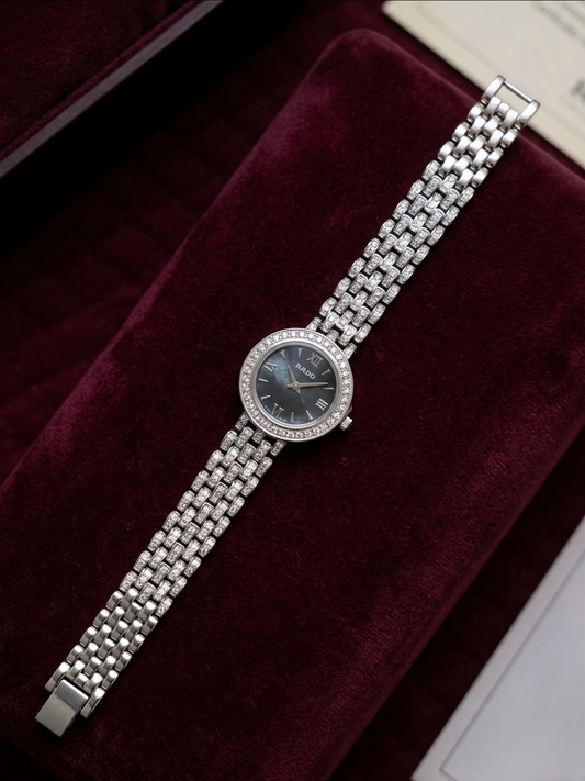 Royal Sparkle 925 Sterling Silver Watch