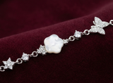 Butterfly Star 925 Silver Bracelet