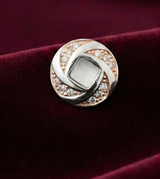 Luminous Infinity Swirl 925 Silver Studs